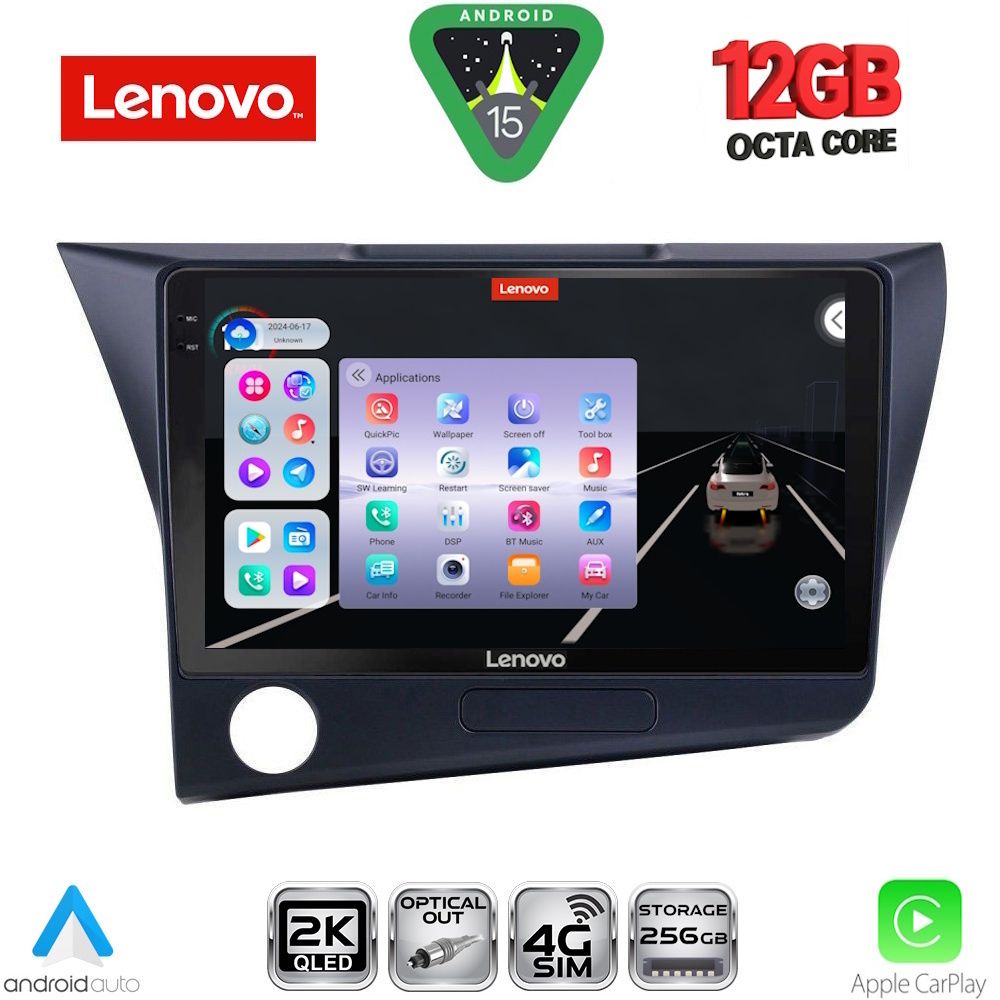 LENOVO SSZ 12203_CPA (9inc) MULTIMEDIA TABLET for HONDA CRZ mod. 2010-2016