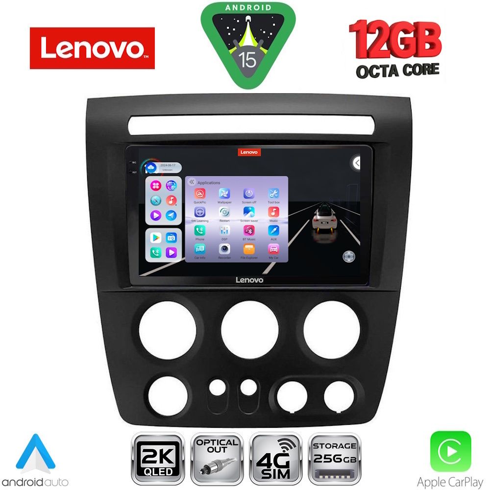 LENOVO SSZ 12218_CPA (9inc) MULTIMEDIA TABLET for HUMMER H3 mod. 2005-2009