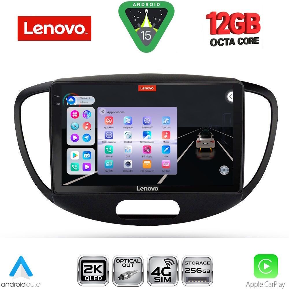 LENOVO SSZ 12223_CPA (9inc) MULTIMEDIA TABLET for HYUNDAI i10 mod. 2008-2013