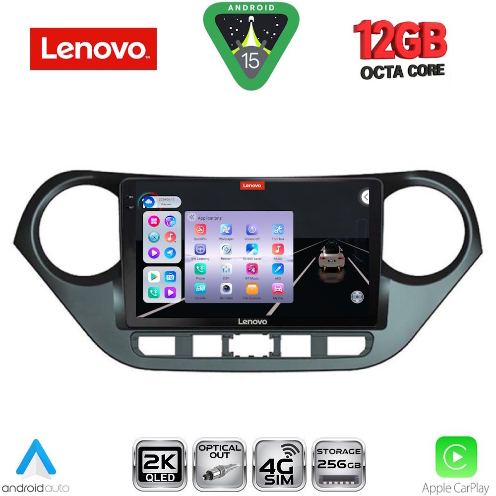 LENOVO SSZ 12224_CPA (9inc) MULTIMEDIA TABLET for HYUNDAI i10 mod. 2014-2020