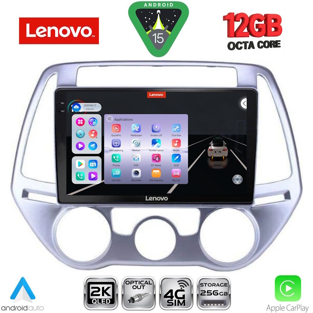 LENOVO SSZ 12227_CPA A/C (9inc) MULTIMEDIA TABLET for HYUNDAI i20 mod. 2008-2012