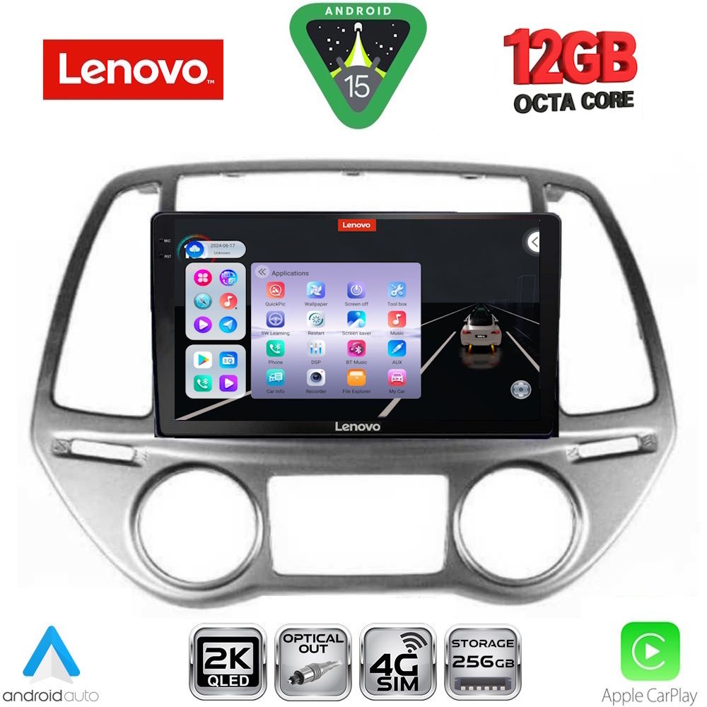 LENOVO SSZ 12227_CPA CLIMA (9inc) MULTIMEDIA TABLET for HYUNDAI i20 mod. 2008-2012