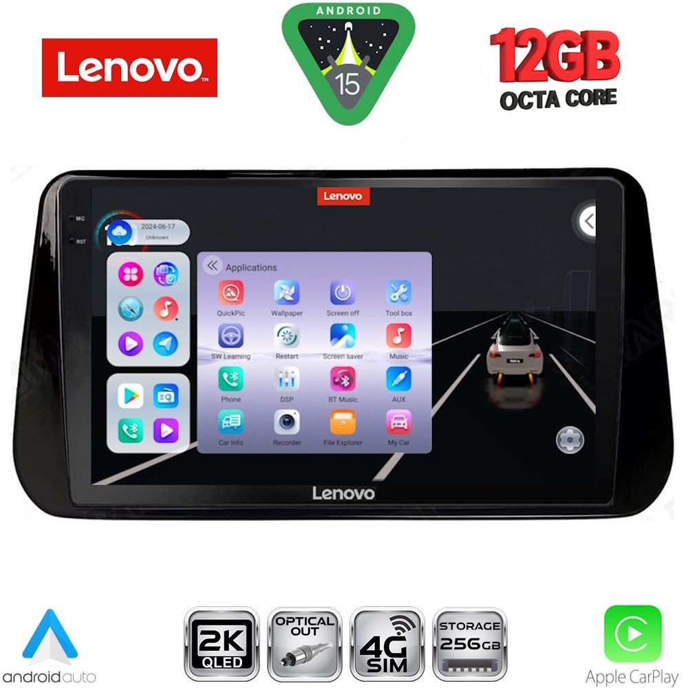 LENOVO SSZ 12238B_CPA (10inc) MULTIMEDIA TABLET for HYUNDAI IX45 - SANTA FE mod. 2021-2023