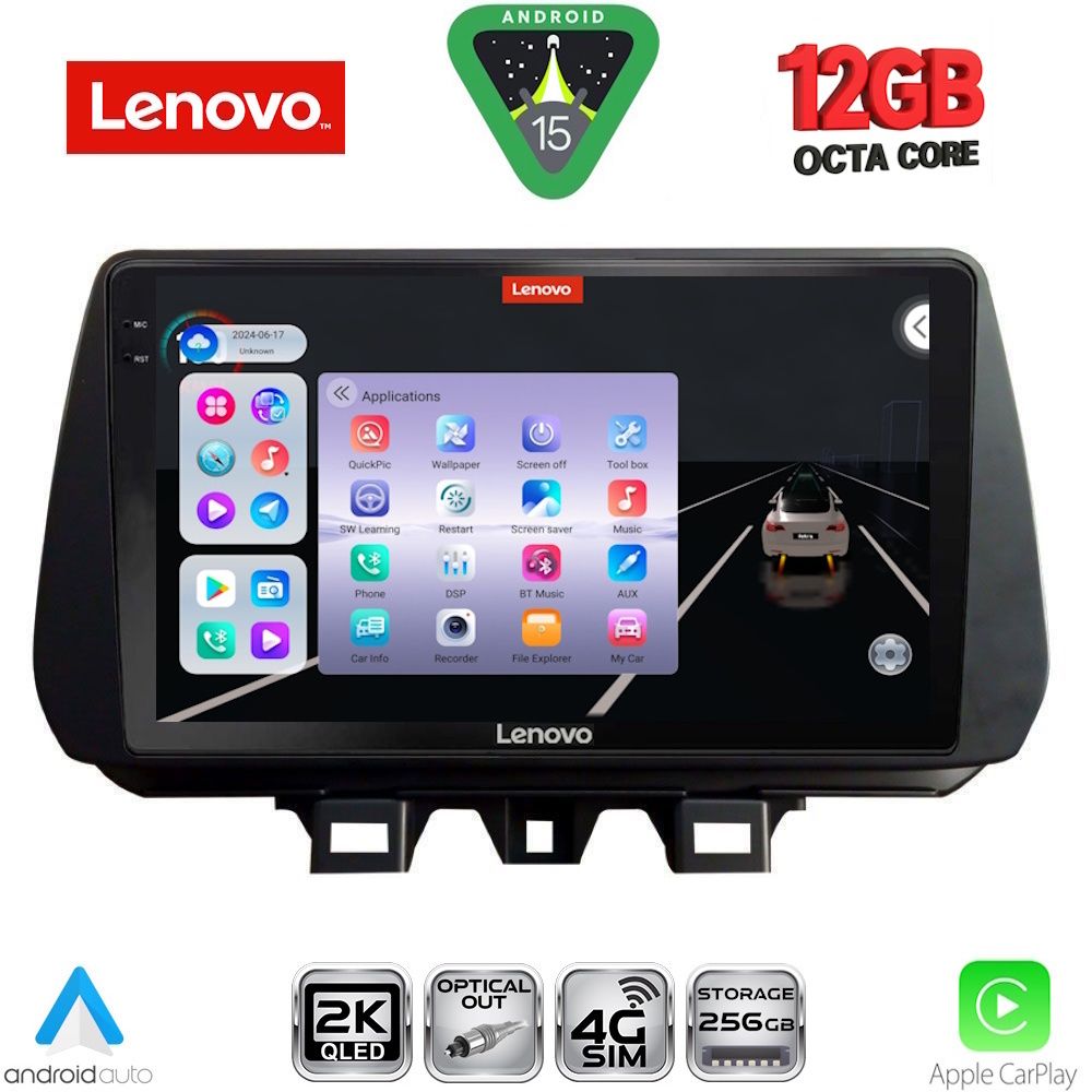 LENOVO SSZ 12244_CPA (9inc) MULTIMEDIA TABLET for HYUNDAI TUCSON mod. 2019-2023