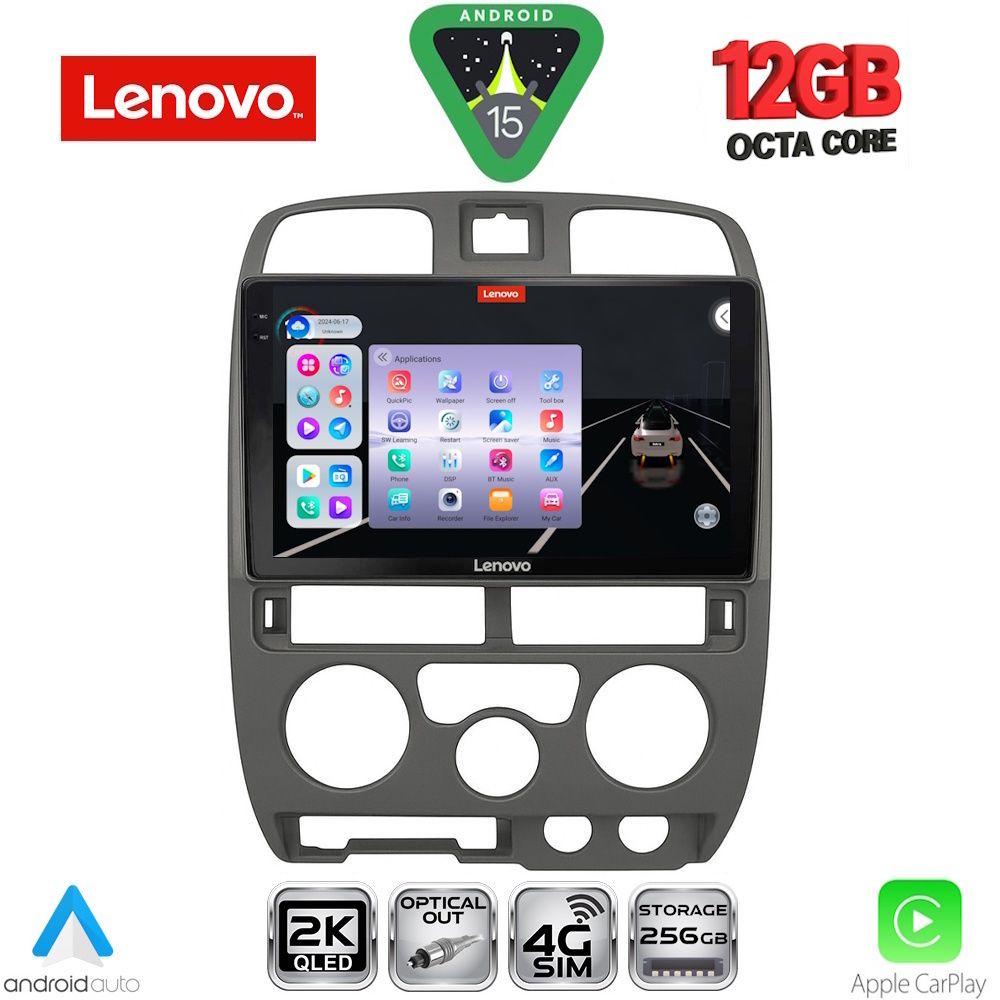 LENOVO SSZ 12253GR_CPA (9inc) MULTIMEDIA TABLET for ISUZU D-MAX mod. 2002-2008 (GREY)