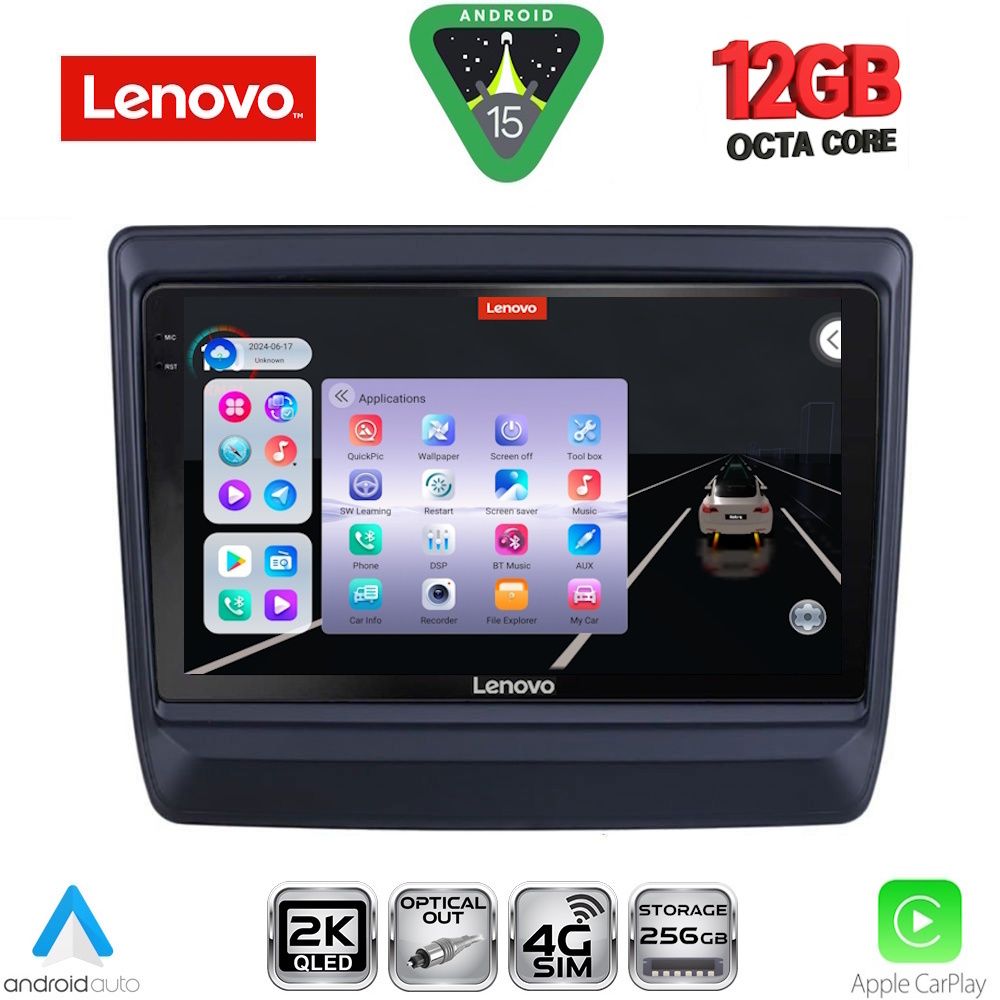 LENOVO SSZ 12256_CPA (9inc) MULTIMEDIA TABLET for ISUZU DMAX mod. 2020-2026