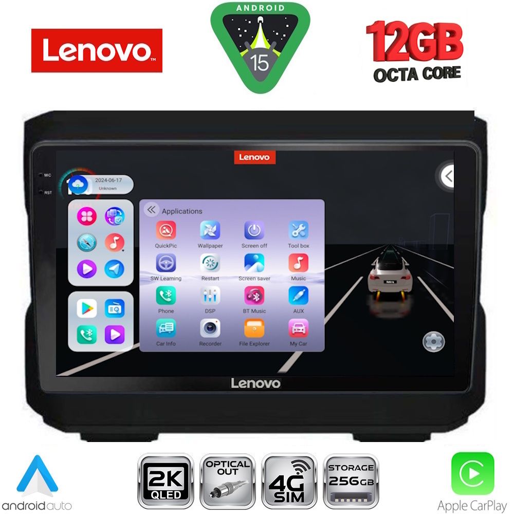 LENOVO SSZ 12272_CPA (10inc) MULTIMEDIA TABLET for JEEP mod. 2007-2014 - DODGE mod. 2007>