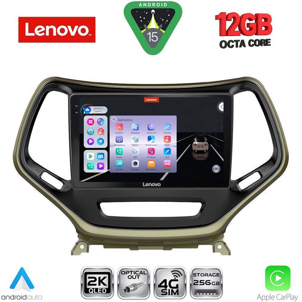 LENOVO SSZ 12273_CPA (10inc) MULTIMEDIA TABLET for JEEP CHEROKEE mod. 2014-2026