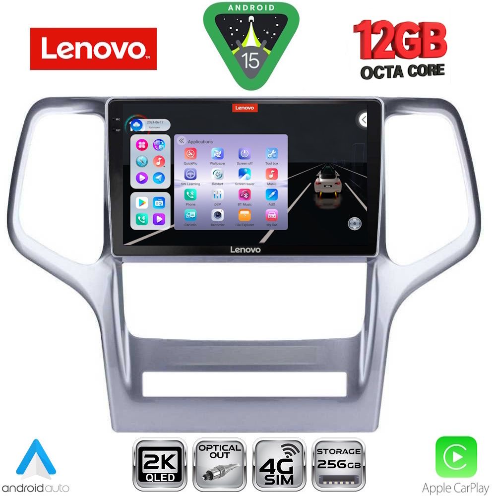 LENOVO SSZ 12282_CPA (9inc) MULTIMEDIA TABLET for JEEP GRAND CHEROKEE mod. 2011-2014