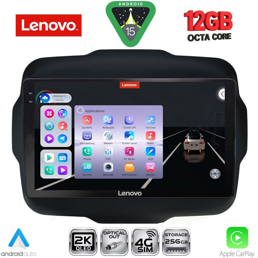 LENOVO SSZ 12290_CPA (9inc) MULTIMEDIA TABLET for JEEP RENEGADE mod. 2014>