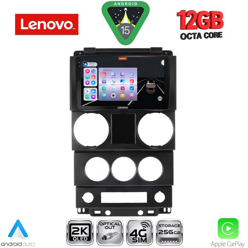 LENOVO SSZ 12292_CPA (9inc) MULTIMEDIA TABLET for JEEP WRANGLER mod. 2006-2011