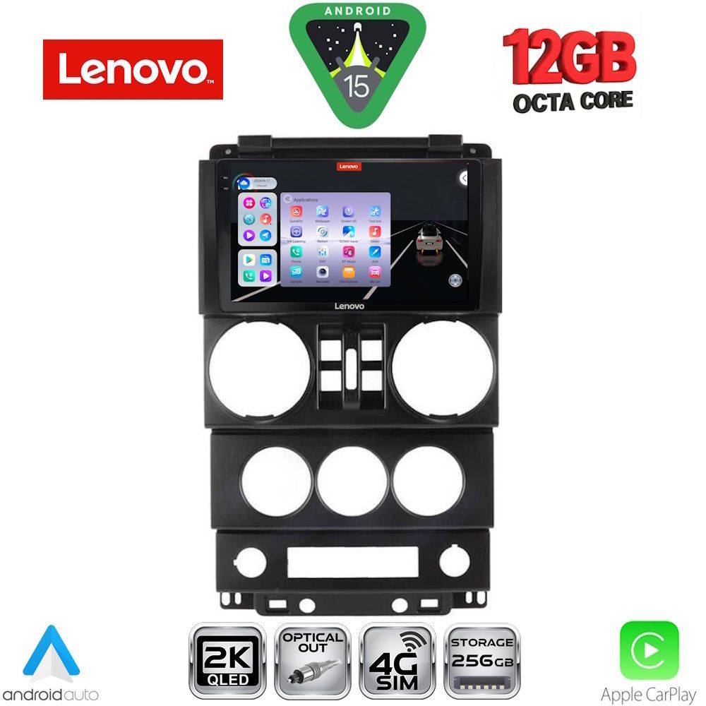 LENOVO SSZ 12294_CPA (9inc) MULTIMEDIA TABLET for JEEP WRANGLER mod. 2006-2011