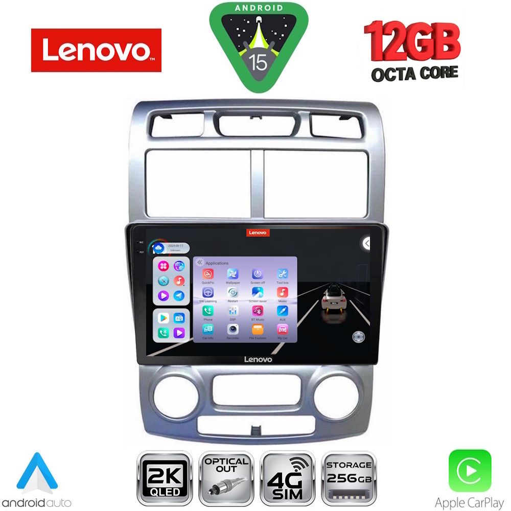 LENOVO SSZ 12324SL_CPA (CLIMA) (9inc) MULTIMEDIA TABLET for KIA SPORTAGE mod. 2004-2010