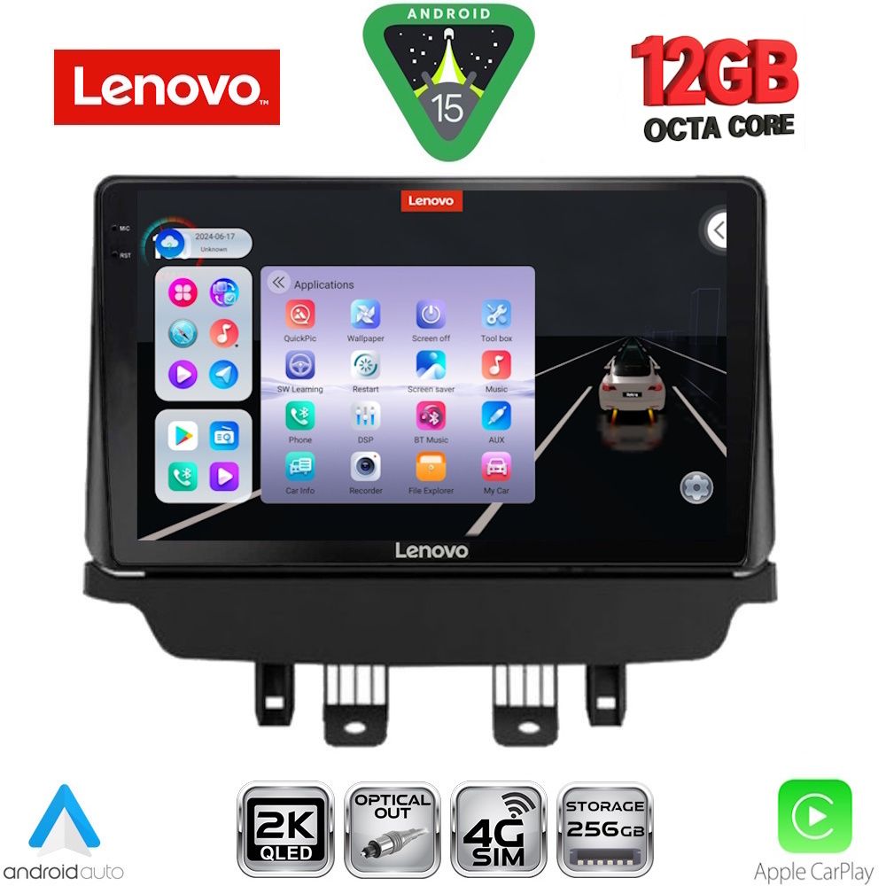 LENOVO SSZ 12362_CPA (9inc) MULTIMEDIA TABLET for MAZDA 2 mod. 2014-2023