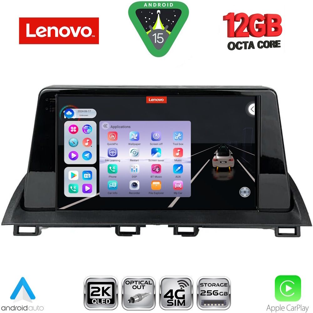 LENOVO SSZ 12367_CPA (9inc) MULTIMEDIA TABLET for MAZDA 3 mod. 2014-2019