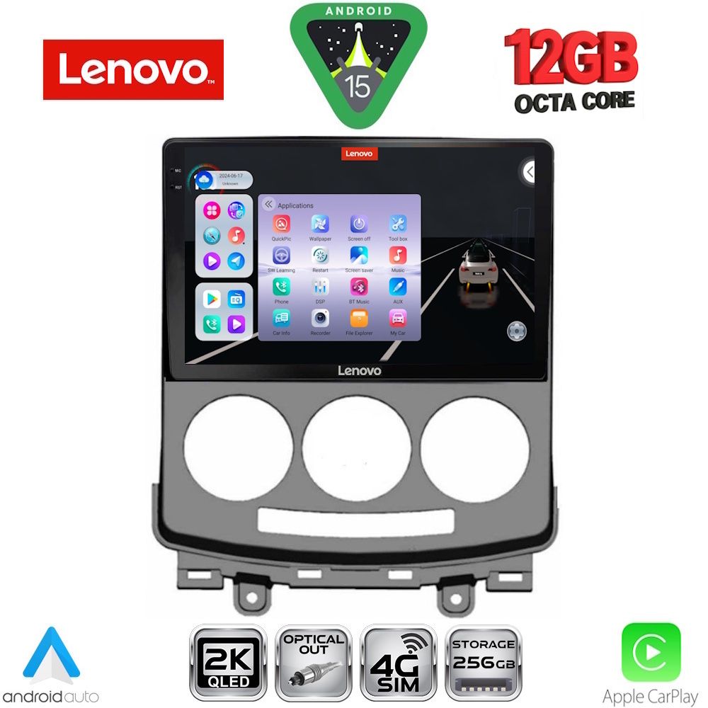 LENOVO SSZ 12370_CPA (9inc) MULTIMEDIA TABLET for MAZDA 5 mod. 2004-2010