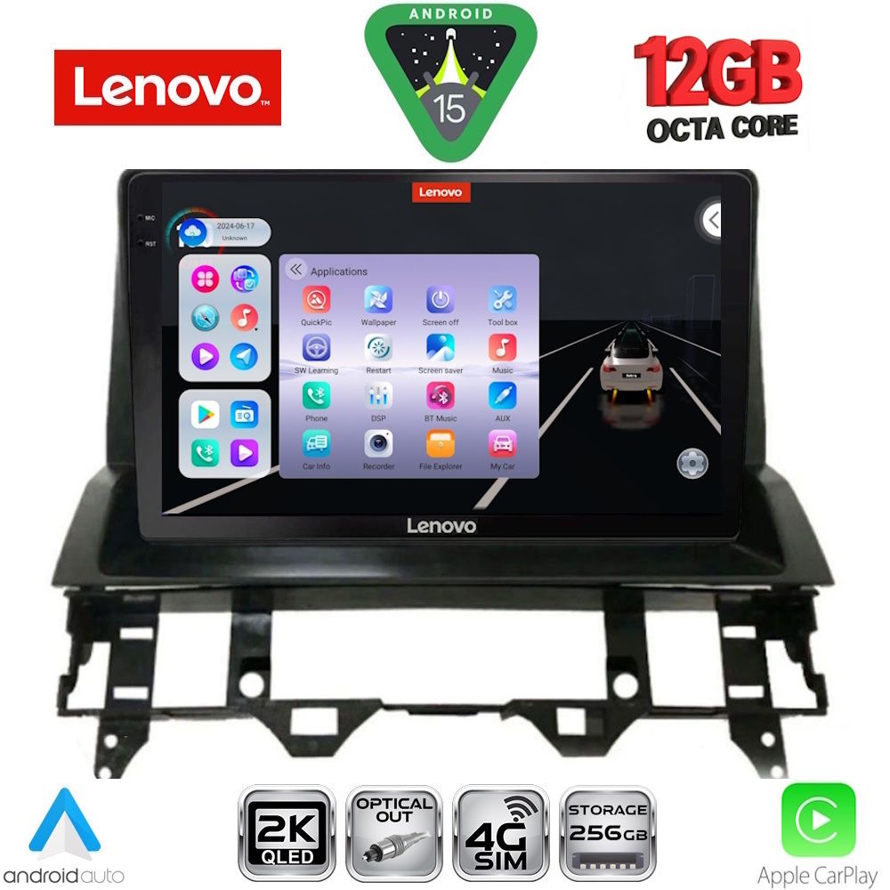 LENOVO SSZ 12376_CPA DASH (10inc) MULTIMEDIA TABLET for MAZDA 6 mod. 2002-2008