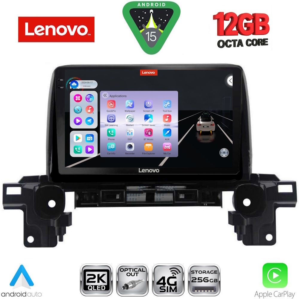 LENOVO SSZ 12381_CPA (9inc) MULTIMEDIA TABLET for MAZDA CX5 mod. 2017-2025