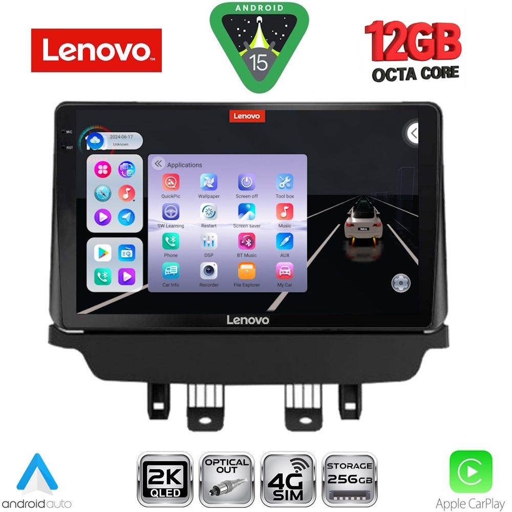 LENOVO SSZ 12384_CPA (9inc) MULTIMEDIA TABLET for MAZDA CX3 mod. 2014-2023