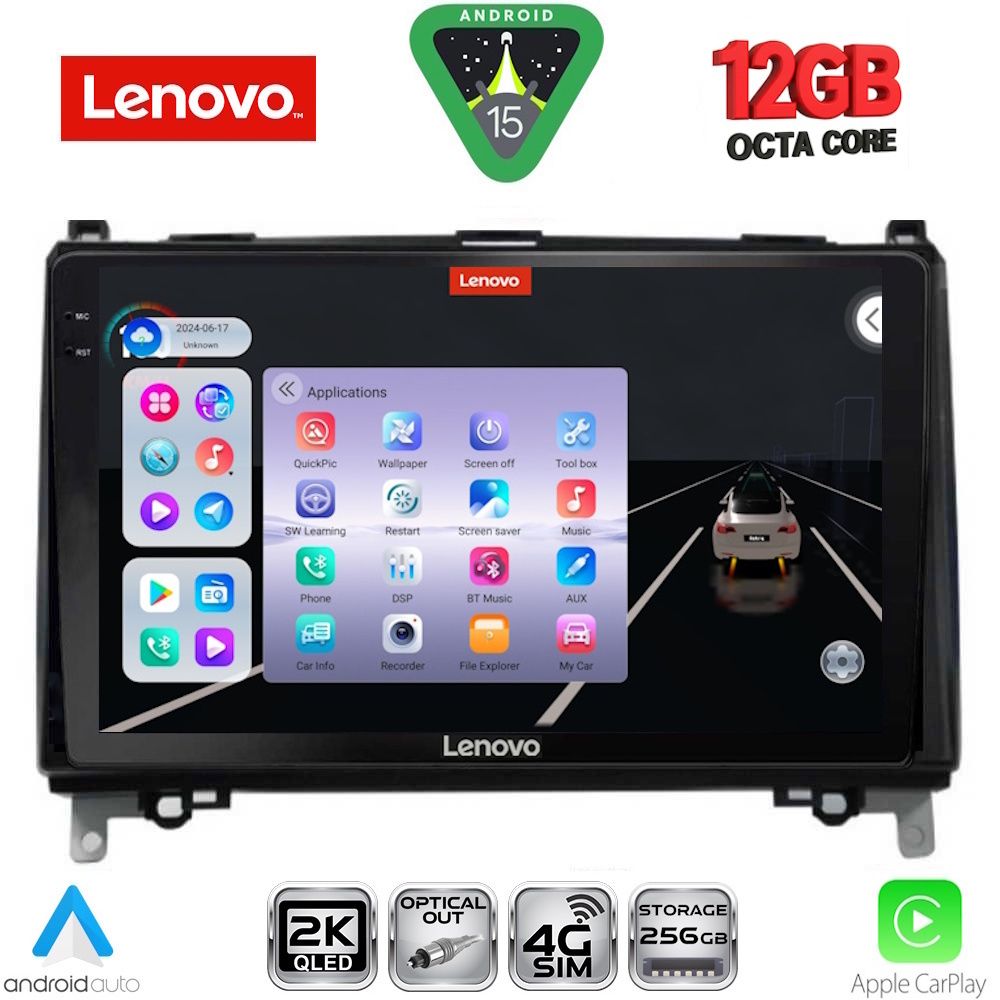 LENOVO SSZ 12400_CPA (9inc) MULTIMEDIA TABLET for MERCEDES A – B -SPRINTER – VITO mod. 2007-2020
