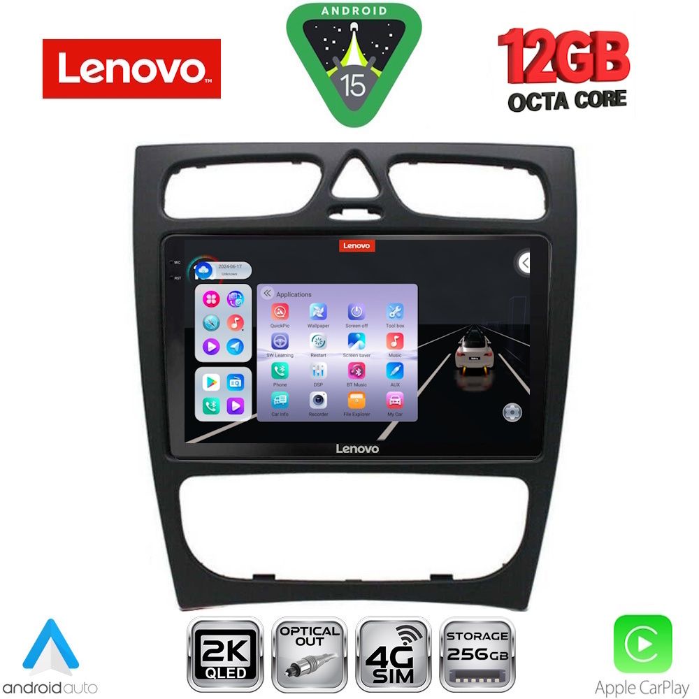 LENOVO SSZ 12402_CPA (9inc) MULTIMEDIA TABLET for MERCEDES C (W203) mod. 1999-2004