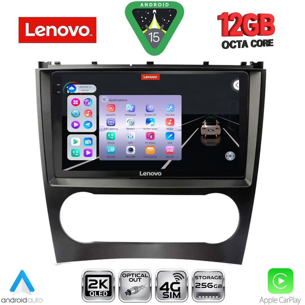 LENOVO SSZ 12404_CPA (9inc) MULTIMEDIA TABLET for MERCEDES C – CLK (W203-209) mod. 2004-2008