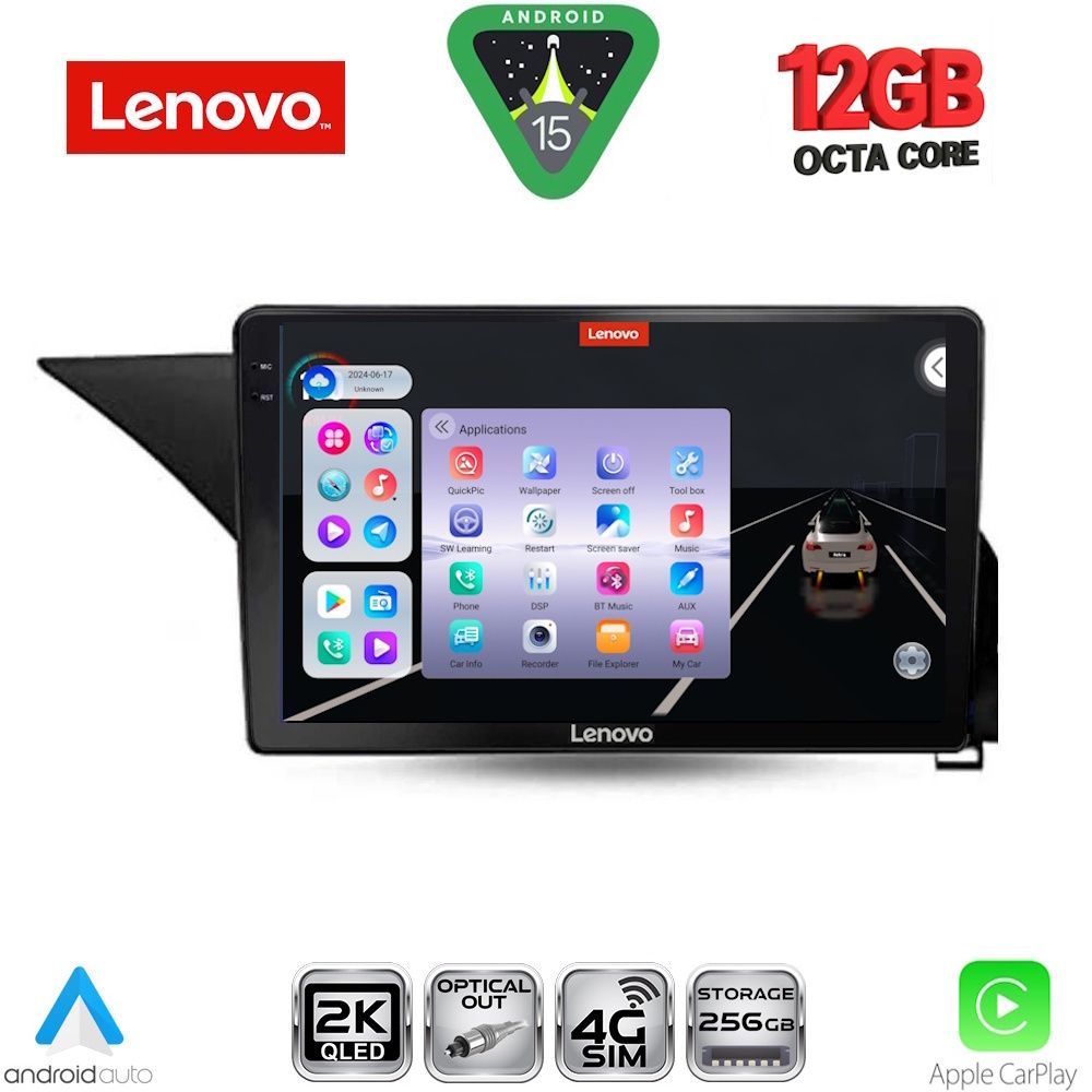 LENOVO SSZ 12409_CPA (10inc) MULTIMEDIA TABLET for MERCEDES E (W212) mod. 2009-2016