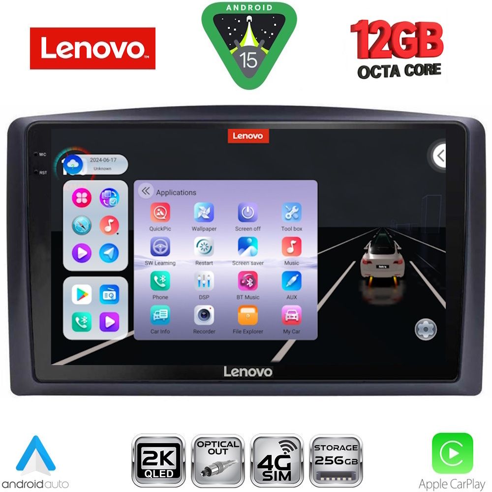 LENOVO SSZ 12421_CPA (10inc) MULTIMEDIA TABLET for MERCEDES VITO – VIANO (W447) mod. 2015-2022