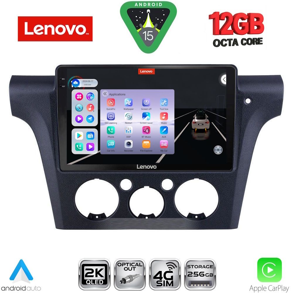LENOVO SSZ 12441_CPA CLIMA (10inc) MULTIMEDIA TABLET for MITSUBISHI OUTLANDER mod. 2001-2005 with CLIMA