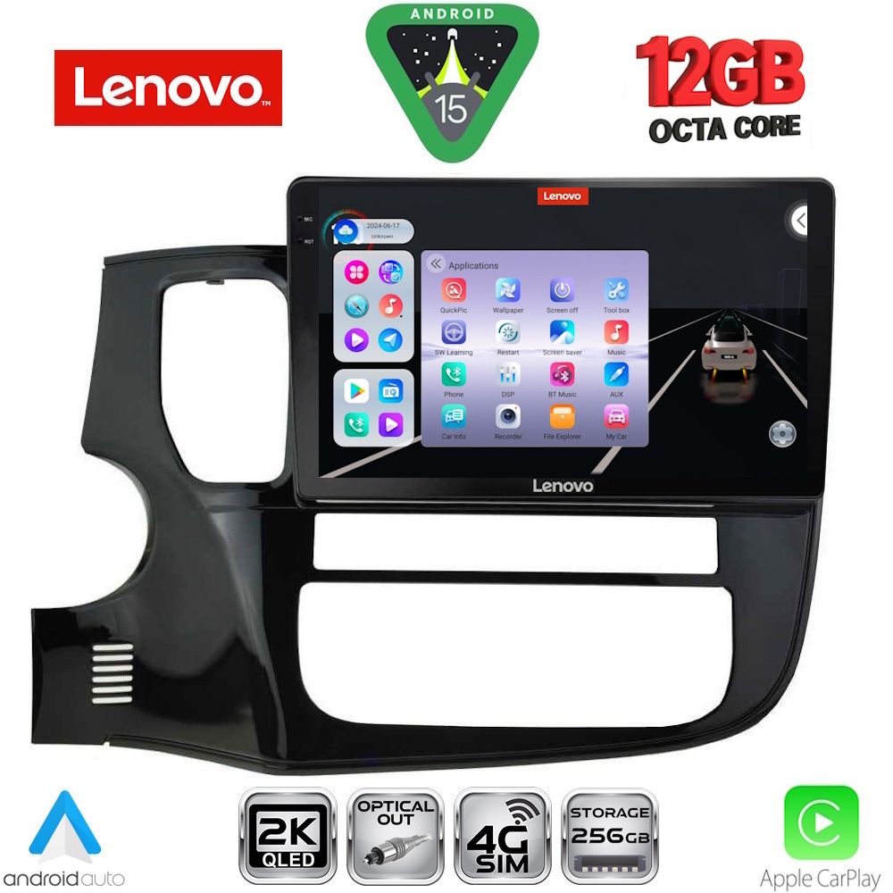 LENOVO SSZ 12443_CPA (10inc) MULTIMEDIA TABLET for MITSUBISHI OUTLANDER mod. 2013-2020