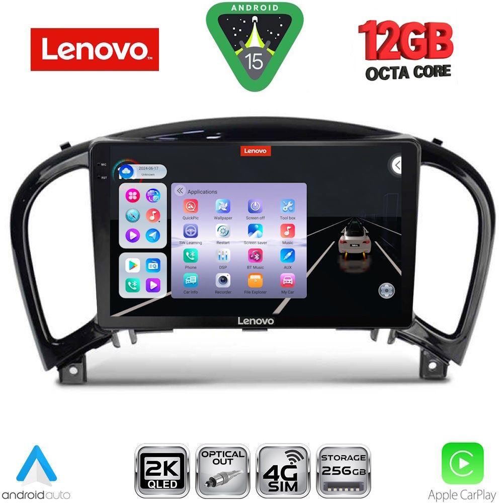 LENOVO SSZ 12452_CPA (9inc) MULTIMEDIA TABLET for NISSAN JUKE mod. 2009-2020