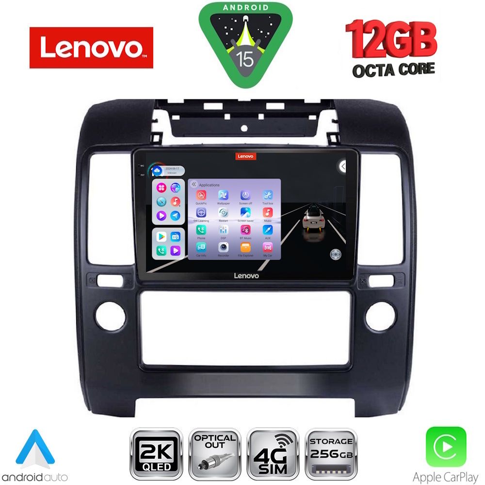 LENOVO SSZ 12454_CPA A/C (9inc) MULTIMEDIA TABLET for NISSAN NAVARA D40 mod. 2006-2011 με A/C