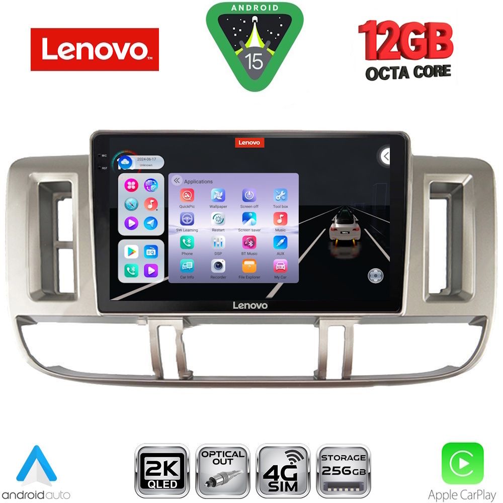 LENOVO SSZ 12474_CPA (9inc) MULTIMEDIA TABLET for NISSAN XTRAIL mod. 2000-2004