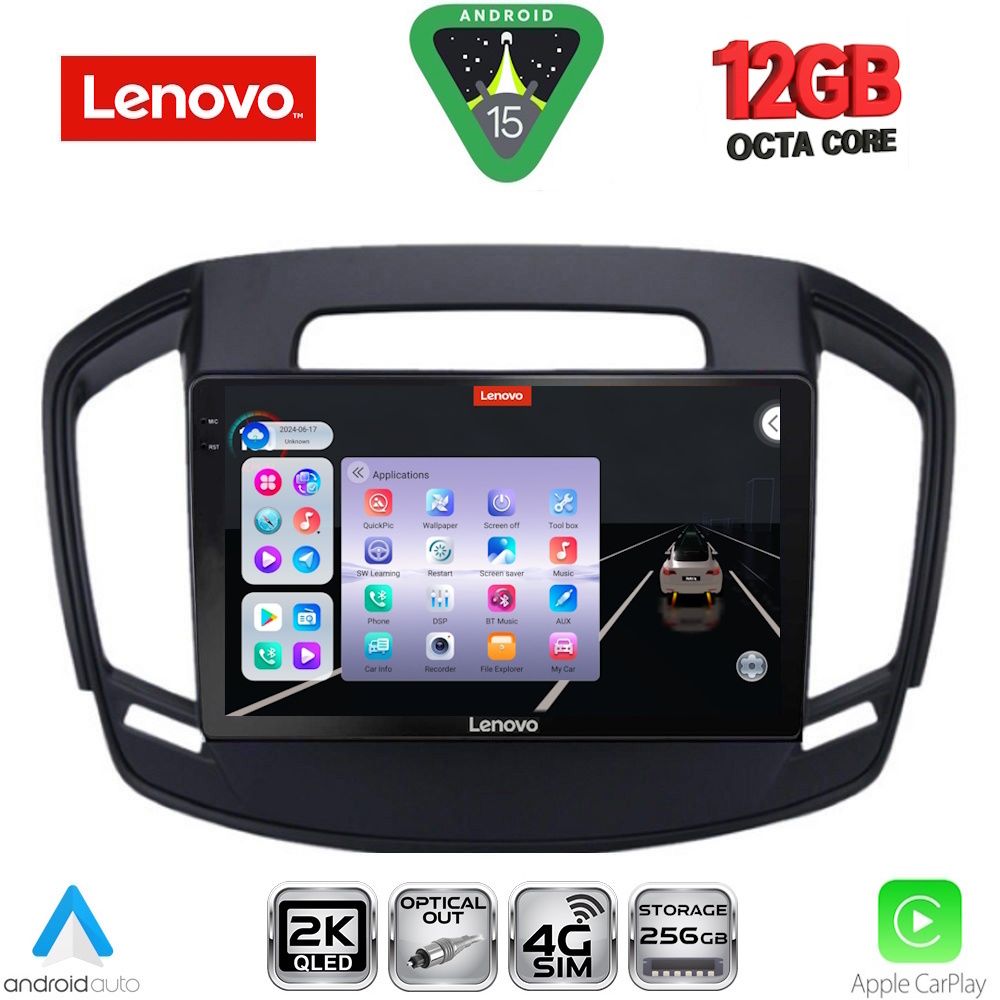LENOVO SSZ 12492_CPA (9inc) MULTIMEDIA TABLET for OPEL INSIGNIA mod.2014-2017