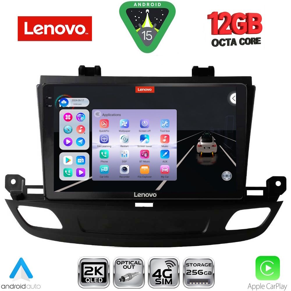 LENOVO SSZ 12493_CPA (9inc) MULTIMEDIA TABLET for OPEL INSIGNIA mod. 2018-2024