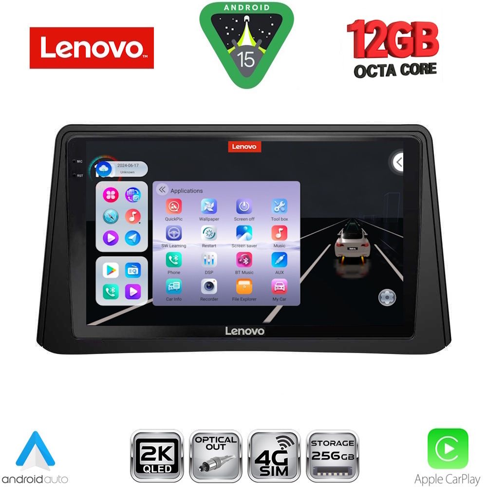 LENOVO SSZ 12496_CPA (9inc) MULTIMEDIA TABLET for OPEL MOKKA mod. 2012-2015