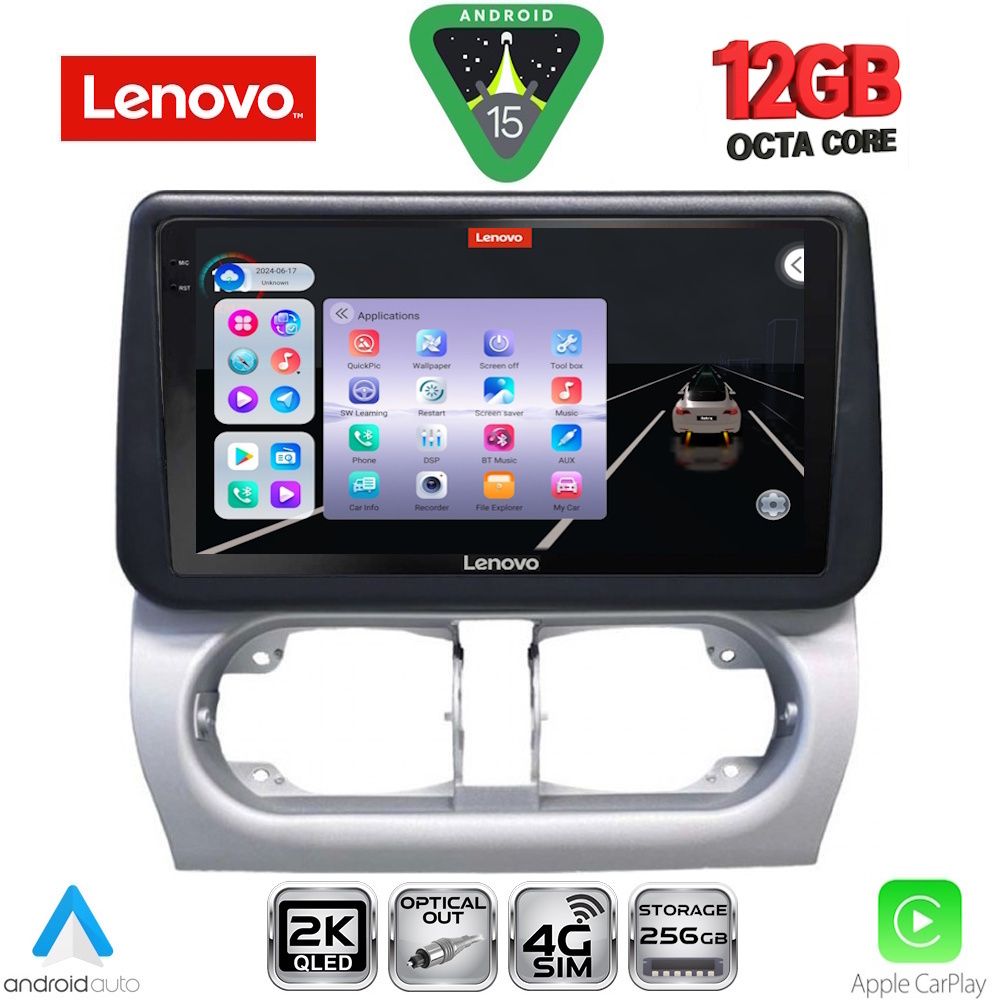 LENOVO SSZ 12500_CPA (9inc) MULTIMEDIA TABLET for OPEL CORSA C mod 2000-2006 - TIGRA mod. 2004-2009