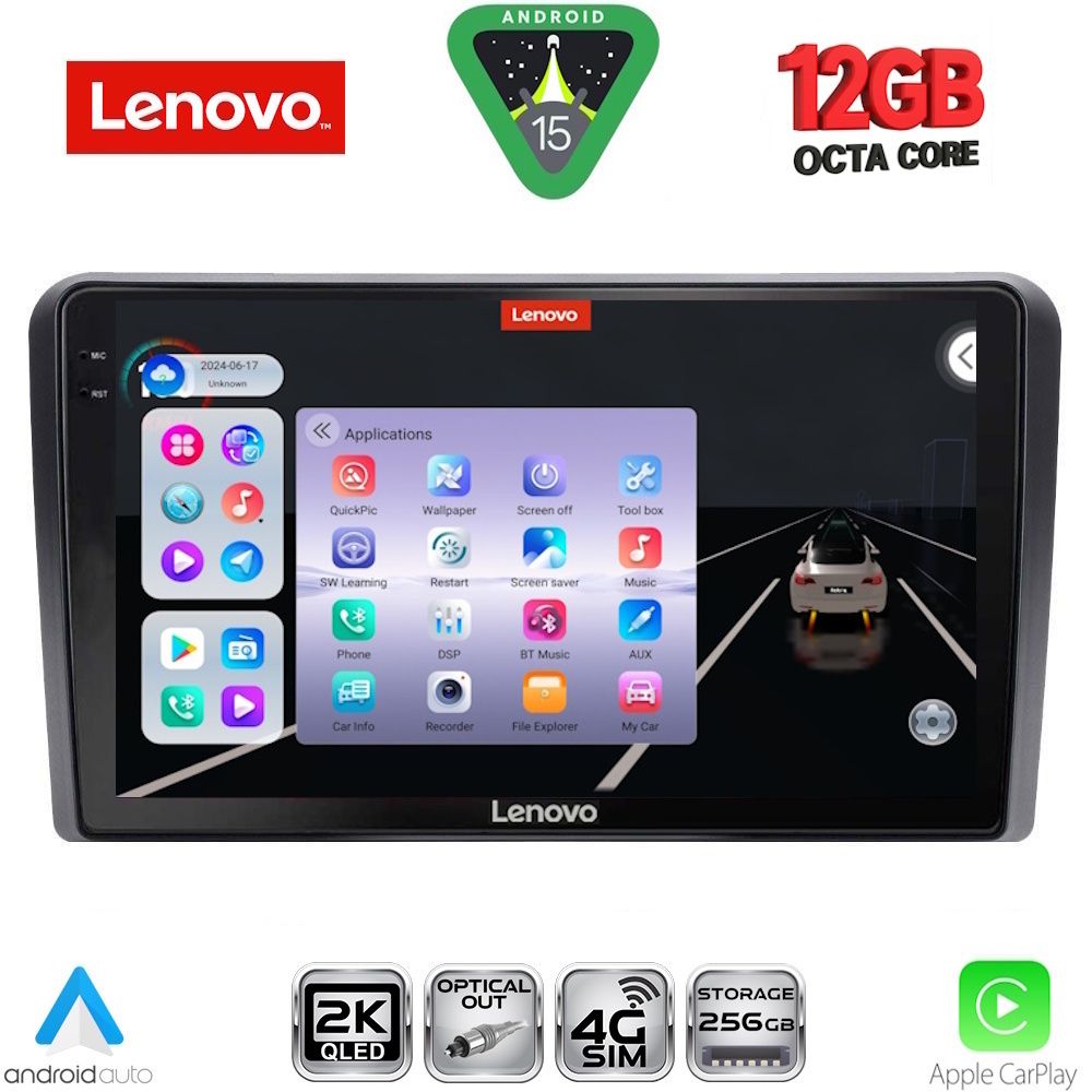 LENOVO SSZ 12510_CPA (9inc) MULTIMEDIA TABLET for CITROEN - PEUGEOT - TOYOTA