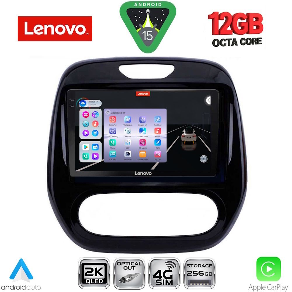 LENOVO SSZ 12542_CPA (9inc) MULTIMEDIA TABLET for RENAULT CAPTUR mod. 2013-2019