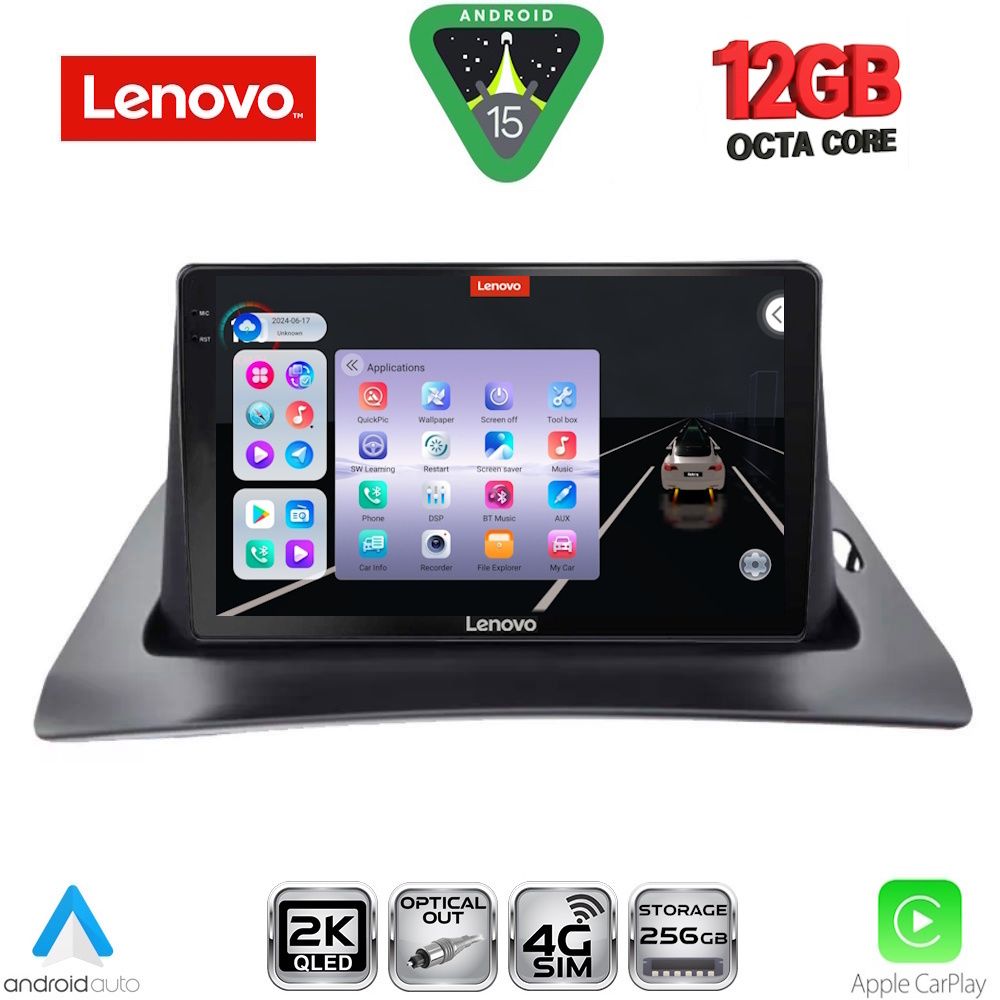 LENOVO SSZ 12550_CPA (9inc) MULTIMEDIA TABLET for RENAULT KANGOO mod. 2010-2021
