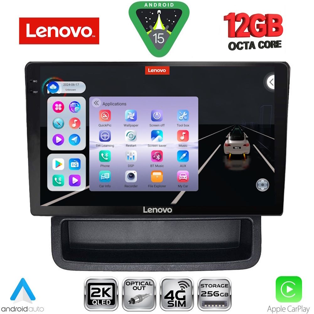 LENOVO SSZ 12559_CPA (10inc) MULTIMEDIA TABLET for OPEL VIVARO – RENAULT TRAFIC - NISSAN PRIMASTAR mod. 2004-2015