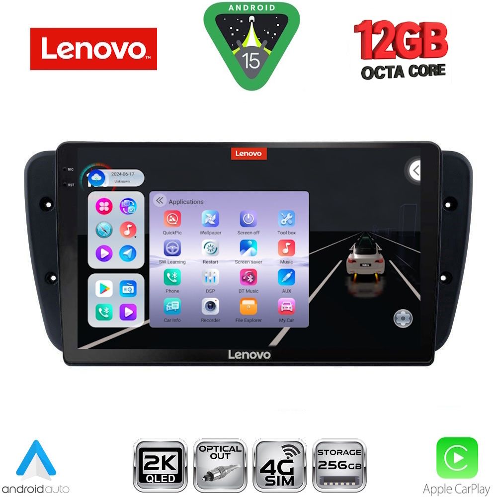 LENOVO SSZ 12571_CPA (9inc) MULTIMEDIA TABLET for SEAT IBIZA mod. 2008-2015