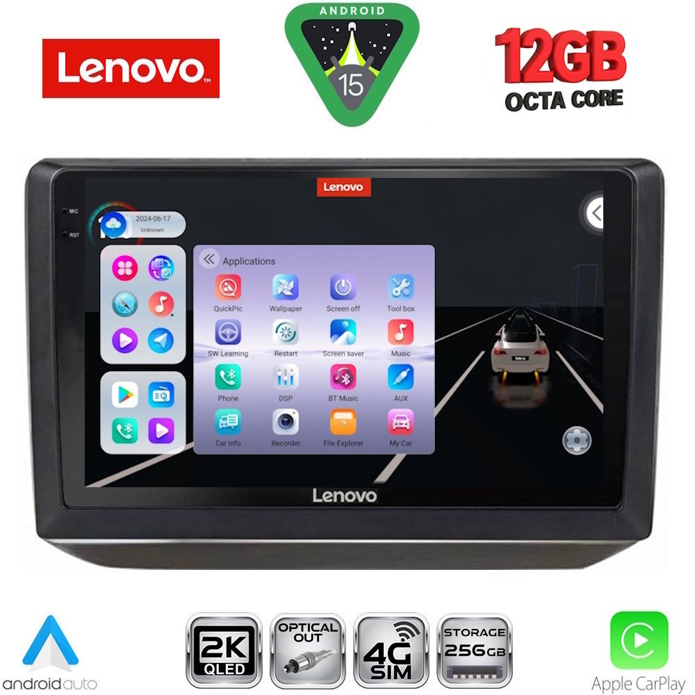 LENOVO SSZ 12581_CPA (10inc) MULTIMEDIA TABLET for SKODA FABIA mod. 2008-2014