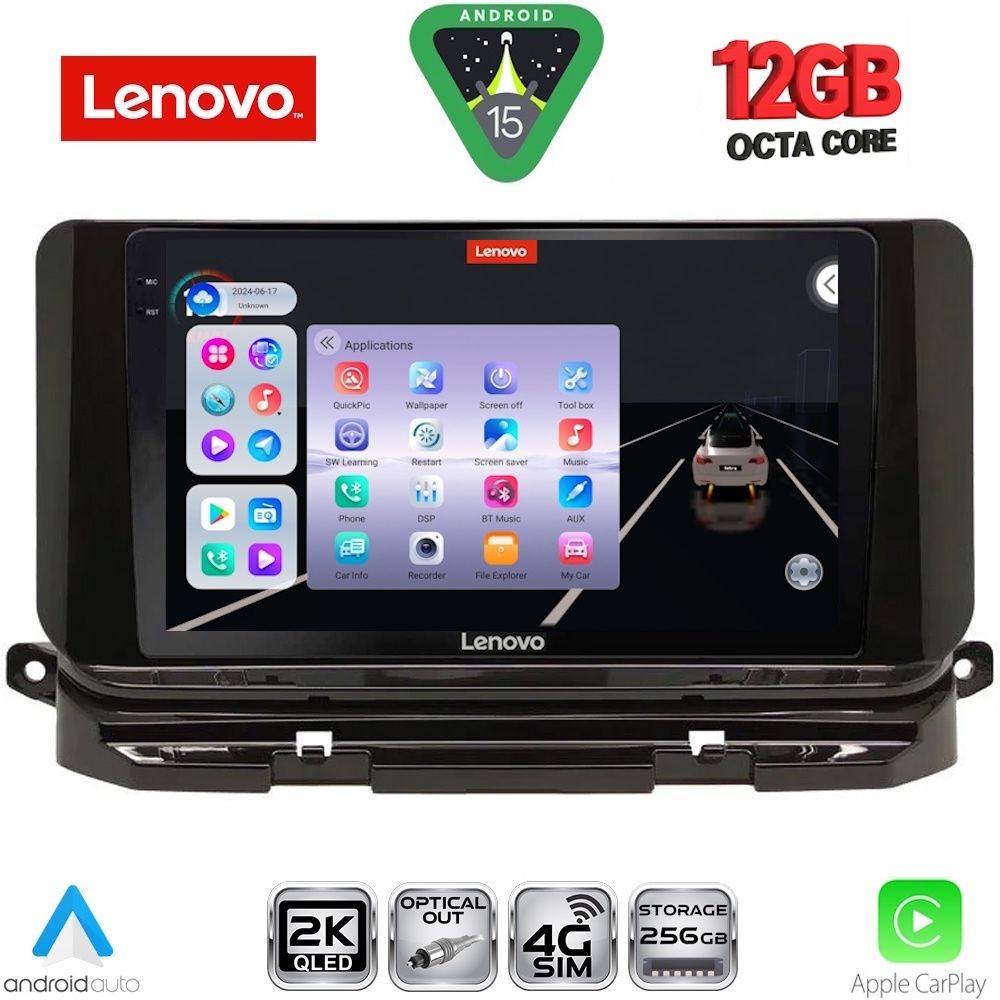 LENOVO SSZ 12598_CPA (10inc) MULTIMEDIA TABLET for SKODA OCTAVIA 8 mod. 2021-2026