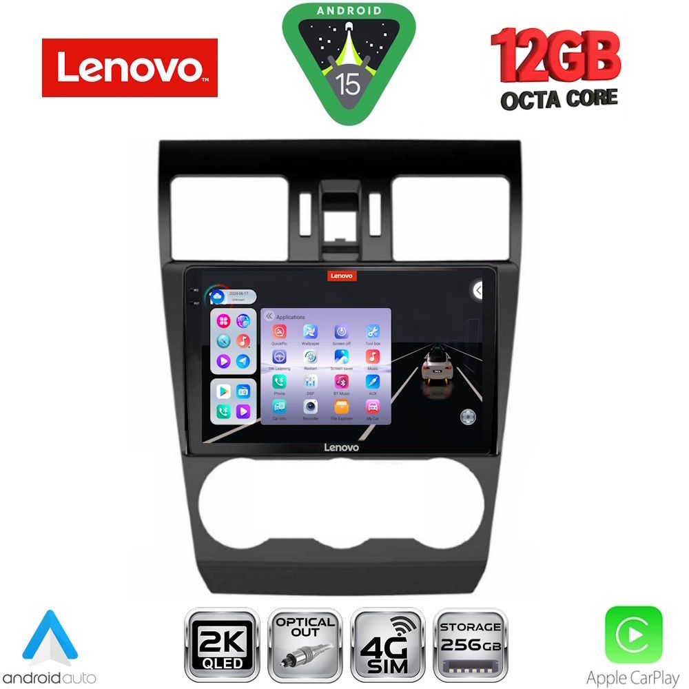 LENOVO SSZ 12663_CPA (9inc) MULTIMEDIA TABLET for SUBARU FORESTER - IMPREZA - XV mod. 2013-2019