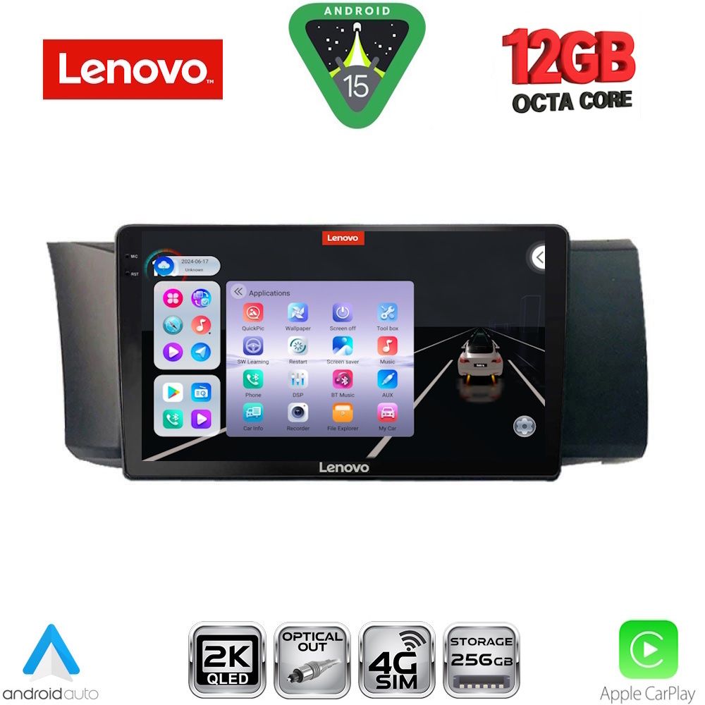 LENOVO SSZ 12669_CPA (9inc) MULTIMEDIA TABLET for TOYOTA GT86 - SUBARU BRZ mod. 2012-2026