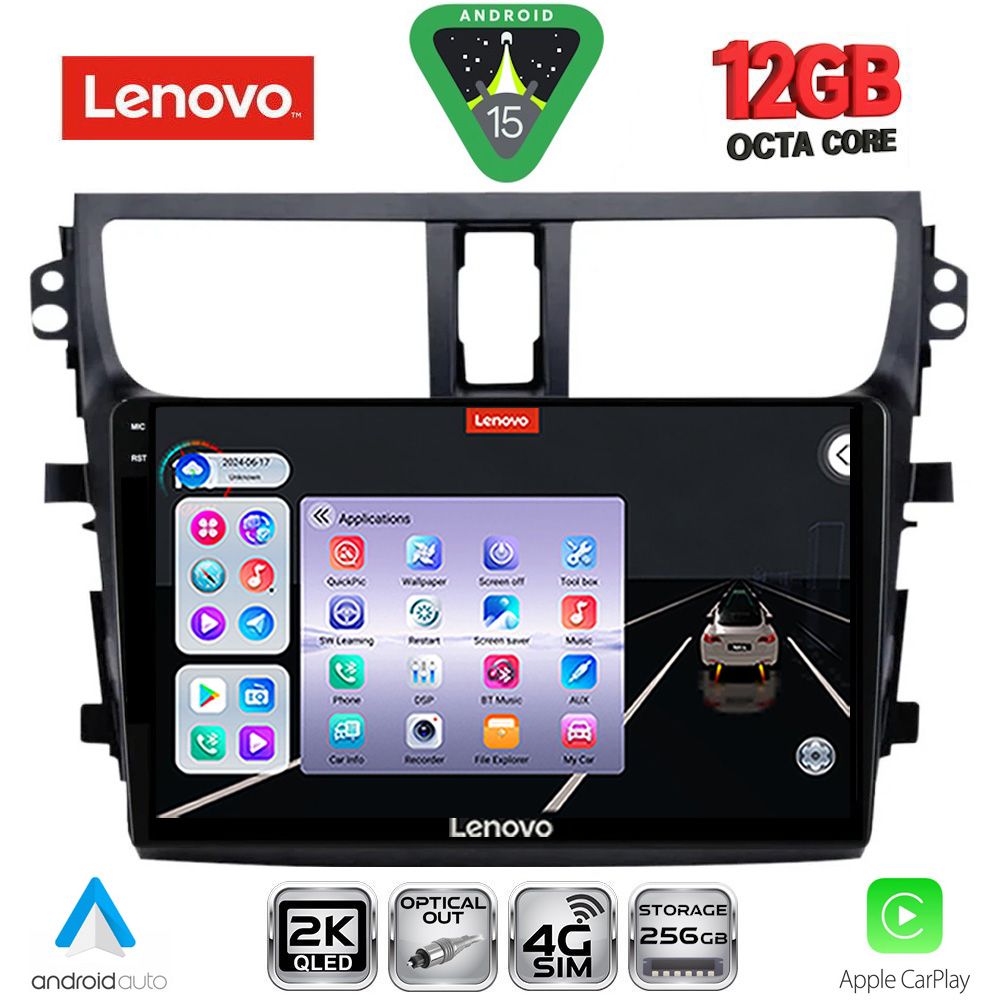 LENOVO SSZ 12674_CPA (9inc) MULTIMEDIA TABLET for SUZUKI CELERIO mod. 2015-2021