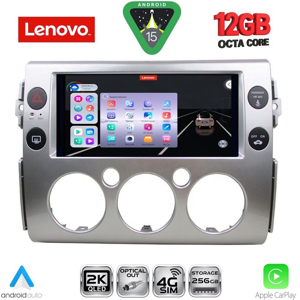 LENOVO SSZ 12717_CPA (9inc) MULTIMEDIA TABLET for TOYOTA FJ CRUISER mod. 2007-2013