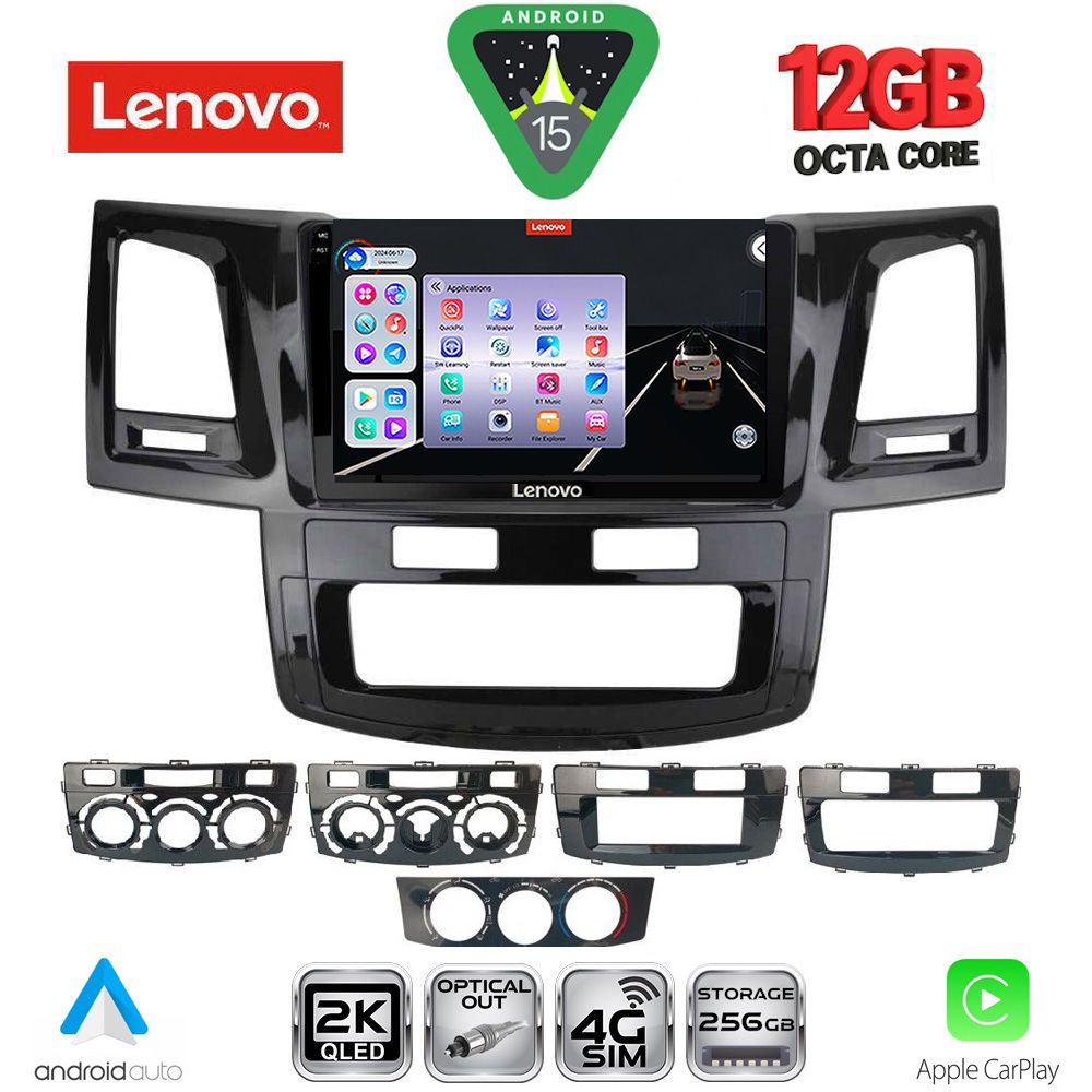 LENOVO SSZ 12720_CPA (9inc) MULTIMEDIA TABLET for TOYOTA HILUX mod. 2005-2016
