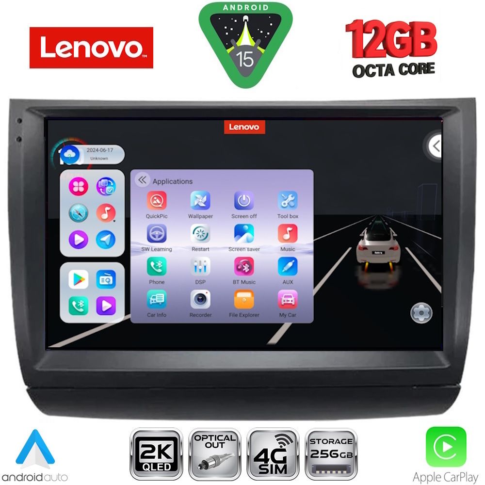 LENOVO SSZ 12728_CPA (9inc) MULTIMEDIA TABLET for TOYOTA PRIUS mod. 2003-2009